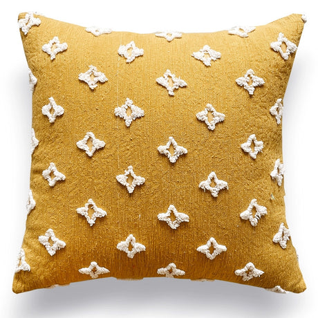YOULI Cedric Plush Velvet Daisy Accent Pillow from YOULI