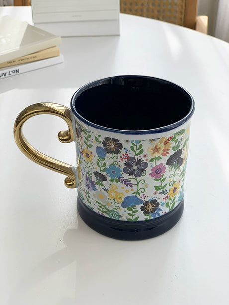 YASUKI Livia Elegant Floral Ceramic Cup from YASUKI