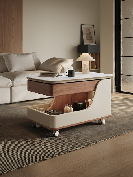 QUANMU Asteria Transformative Rotating Coffee Table from QUANMU