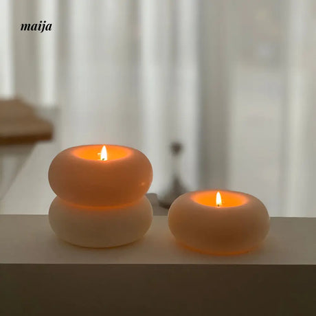 Stacked Ring Candles from maija