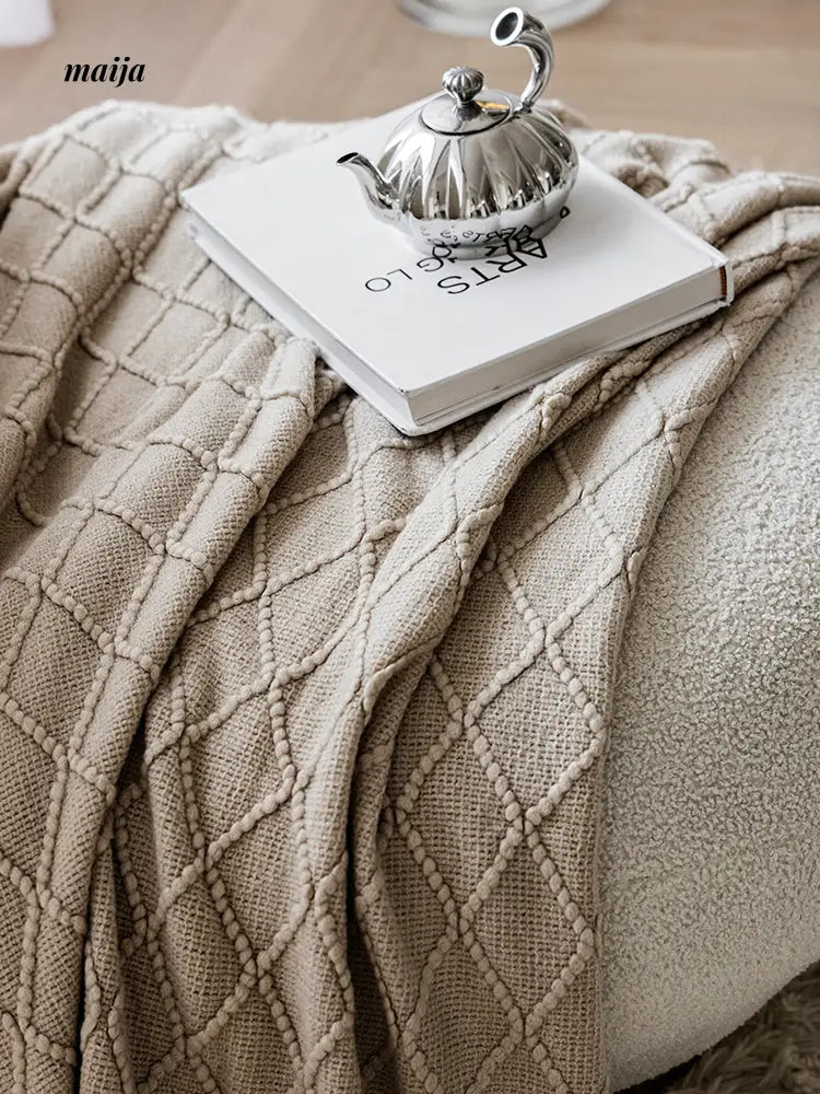 Rhombus Tassel Throws from hellolife
