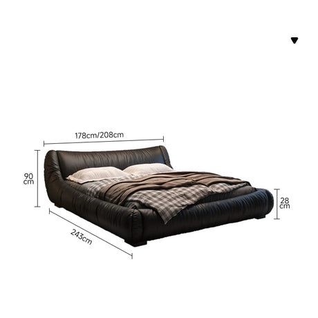 FASATI Alessandro Sleek Leather Bed from FASATI