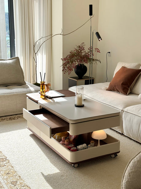 QUANMU Eleutheria Luxe Modern Lift-Top Coffee Table from QUANMU