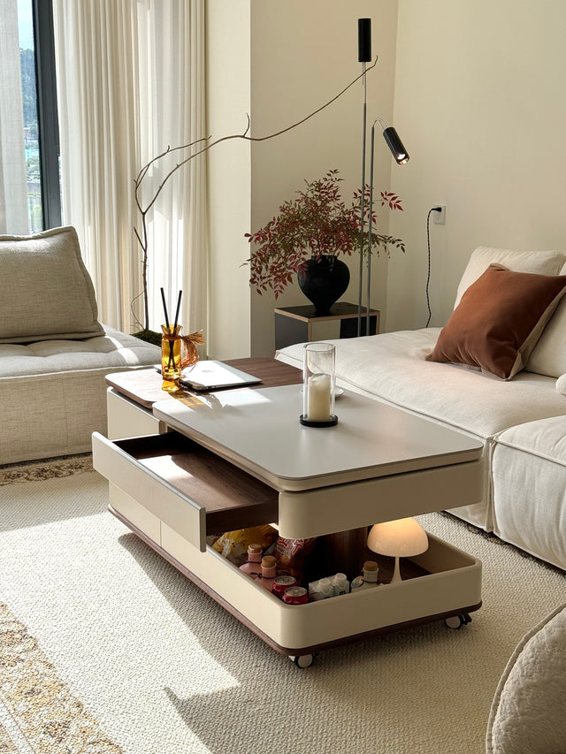 QUANMU Eleutheria Luxe Modern Lift-Top Coffee Table from QUANMU