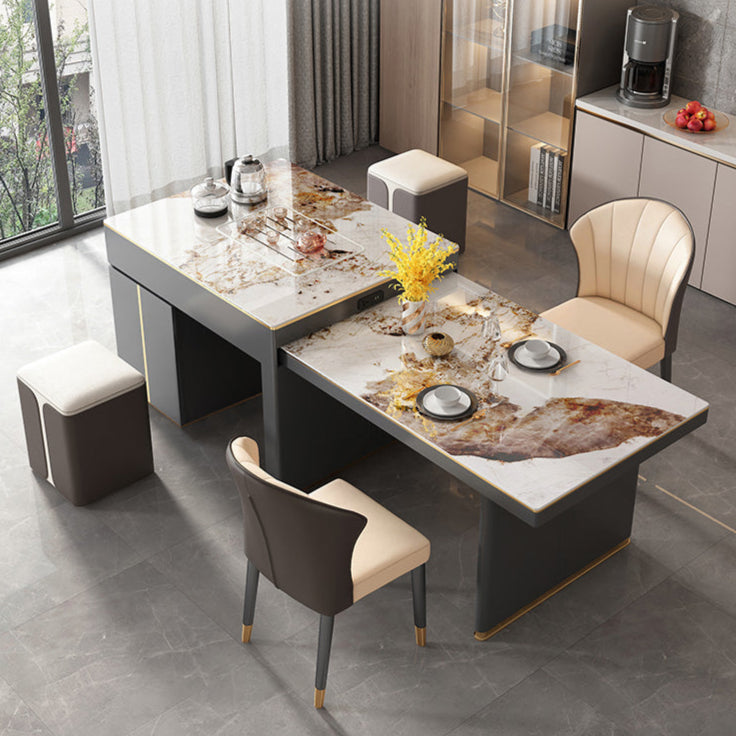 QUANMU Santiago Modern Lightweight Luxury Dining Table from QUANMU