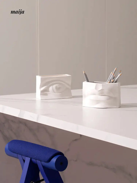 Michael Facial Feature Ceramic Vase from URFF
