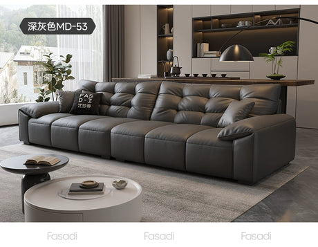 FASATI Leonardo Elegant Minimalist Leather Sofa from FASATI
