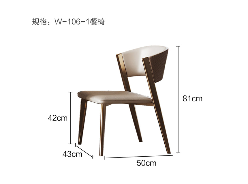 QUANMU Isolde Elegant Retractable Wabi-Sabi Dining Table from QUANMU