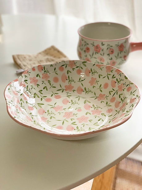YASUKI Elowen Elegant Floral Design Bowl Set from YASUKI