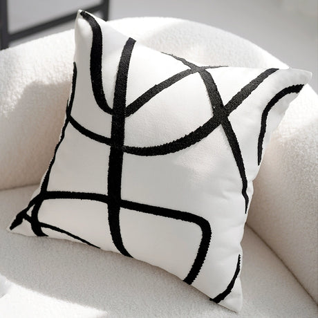 YOULI Theodore Elegant Black Pillowcase Sofa Set from YOULI