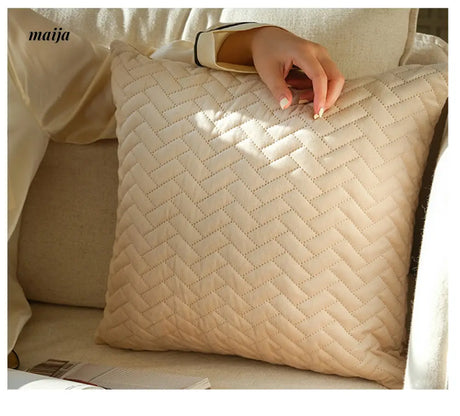 Quilted Pastel Cushions from MUYE