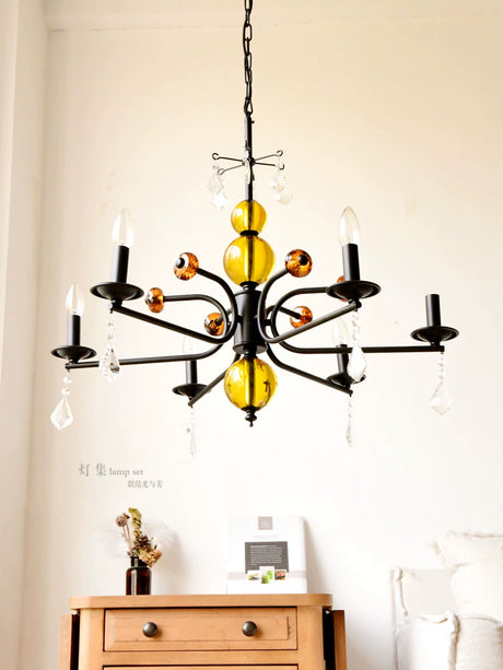 NANCY Symphony Nordic Retro Chandelier Living Room Lamp from NANCY