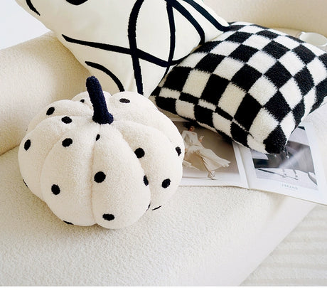 YOULI Benjamin Elegant Minimalist Black and White Sofa Pillow from YOULI