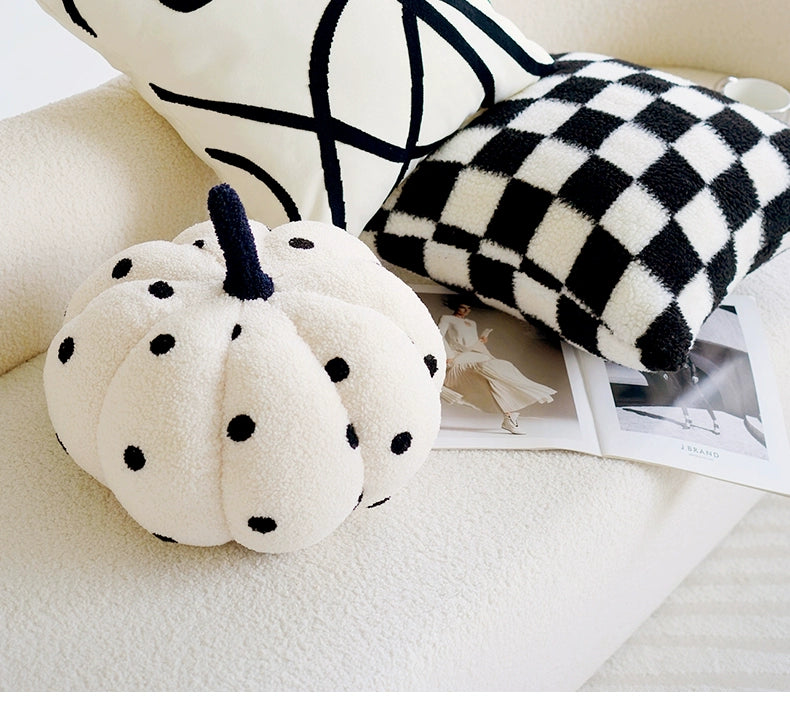 YOULI Benjamin Elegant Minimalist Black and White Sofa Pillow from YOULI