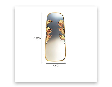 DENMARK Beatrix Elegant Full-Body Lipstick Mirror from DENMARK