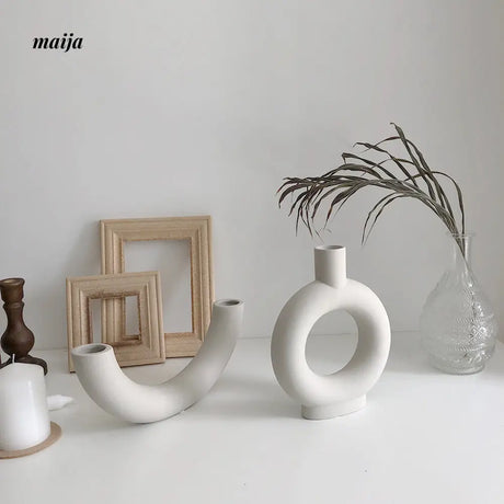 Matte Ring Vase from maija