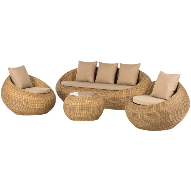 OMONO Valencia Chic Modern Leisure Round Coffee Table Set from OMONO