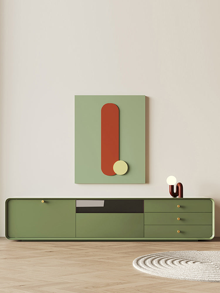 KOCU HOME Ulises Modern Minimalist Solid Wood TV Cabinet Coffee Table Combination from KOCU HOME