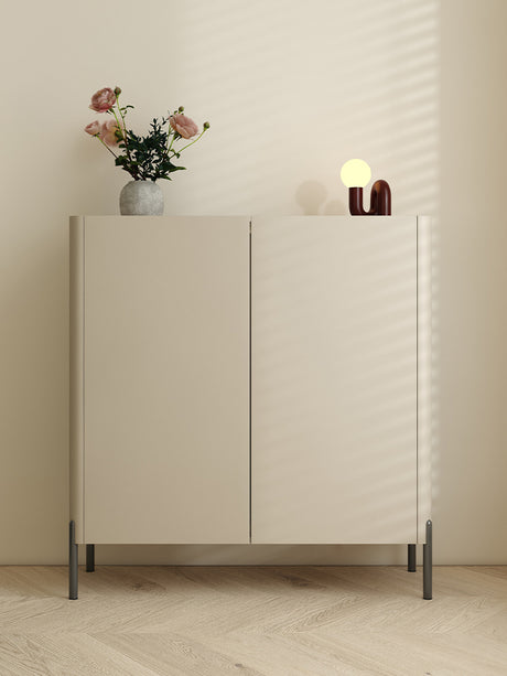 KOCU HOME LORETO Solid Wood Double Door Minimalist Shoecabinet from KOCU HOME