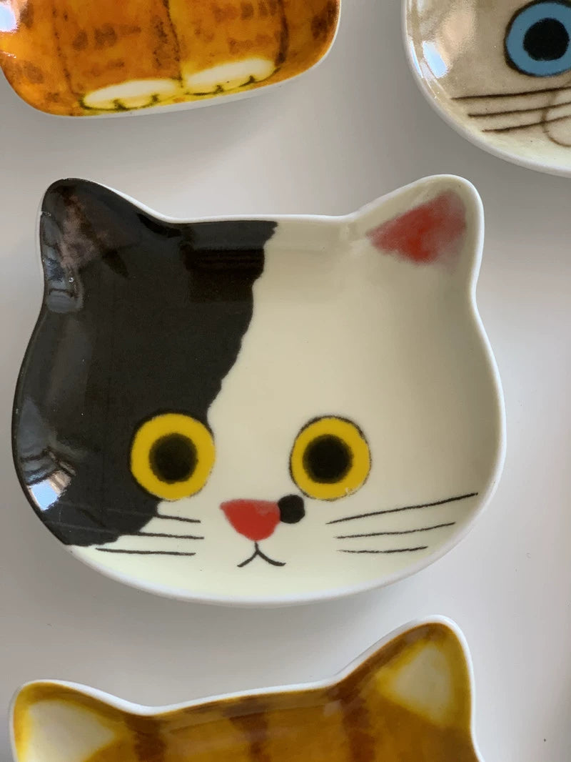 YASUKI Felicity Adorable Ceramic Cat Dish from YASUKI