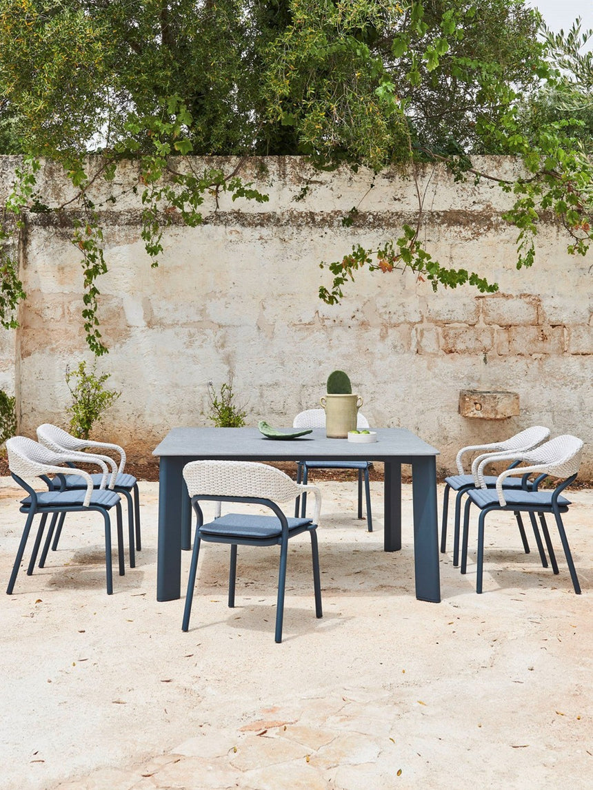 DIME GARDEN Viridian Sleek Luxury Outdoor Dining Set from DIME GARDEN