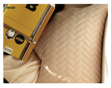 Quilted Pastel Cushions from MUYE