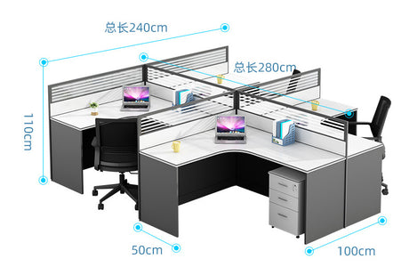 MUTINI Alexander Sleek Contemporary Office Desk Set from MUTINI