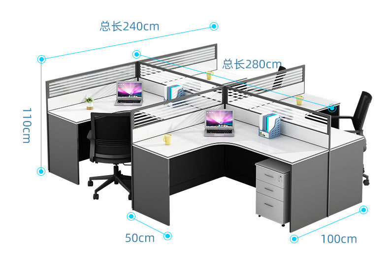 MUTINI Alexander Sleek Contemporary Office Desk Set from MUTINI