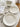 YASUKI Elowen Elegant Relief White Ceramic Tableware from YASUKI