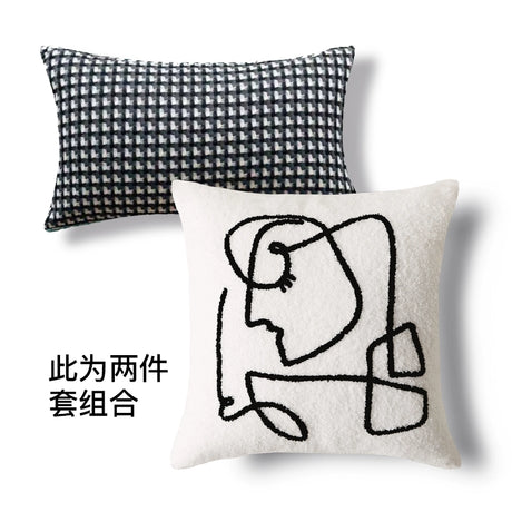 YOULI Oliver Abstract Art Soft Pillow Sleeve from YOULI