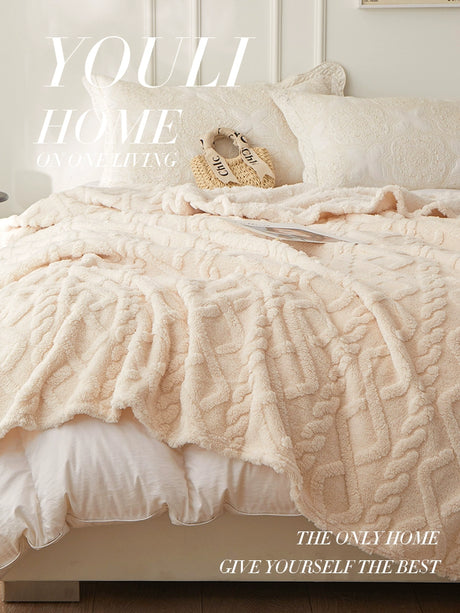 YOULI Oliver All-Season Non-Slip Plush Sofa Duvet from YOULI