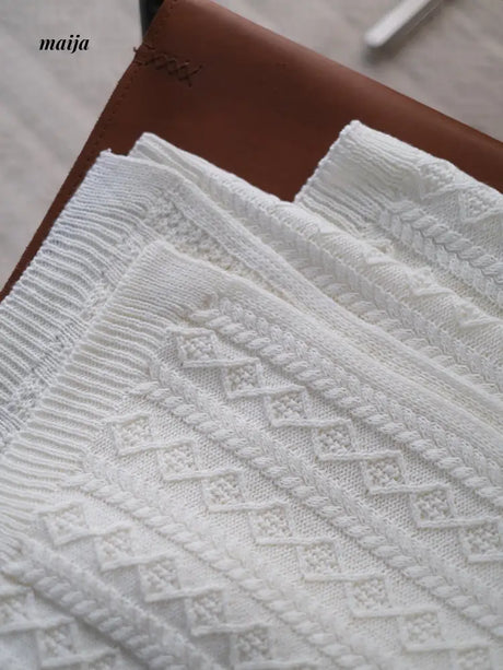 Rib Knit Throw & Cushion from maija