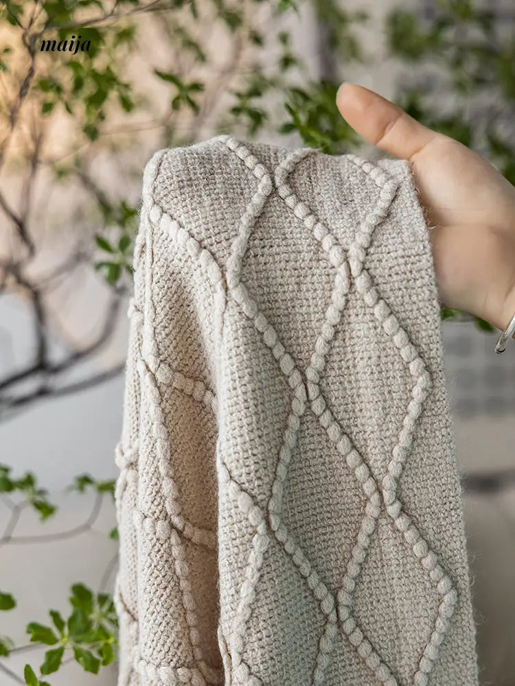 Rhombus Tassel Throws from hellolife