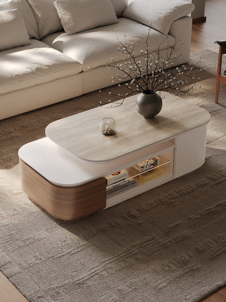 QUANMU Santiago Elegant Retractable Coffee Table from QUANMU