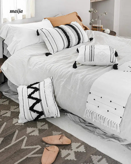 Morroccan Tufted Sofa Cushions from maija