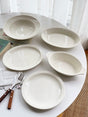YASUKI Chenhao Minimalist INS Texture White Ceramic Bowl from YASUKI