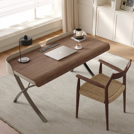 QUANMU Haruki Elegant Oak Dining Set from QUANMU
