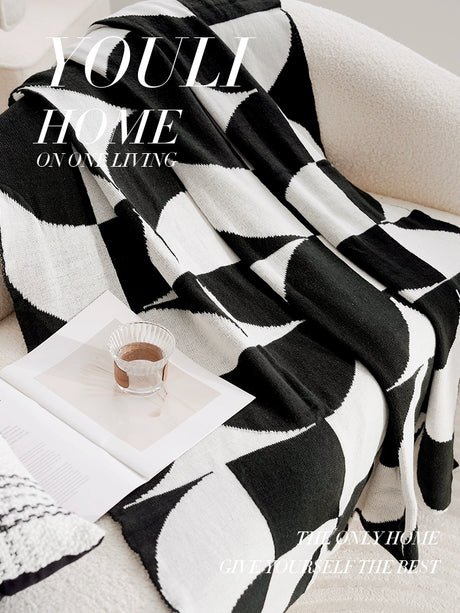 YOULI Genevieve Soft Cozy Knitted Blanket from YOULI