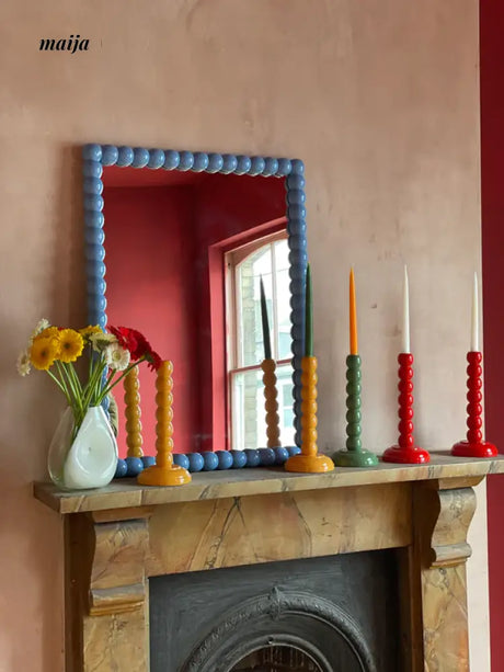 [Pre-Order] Jade Beaded Square Mirror from maija