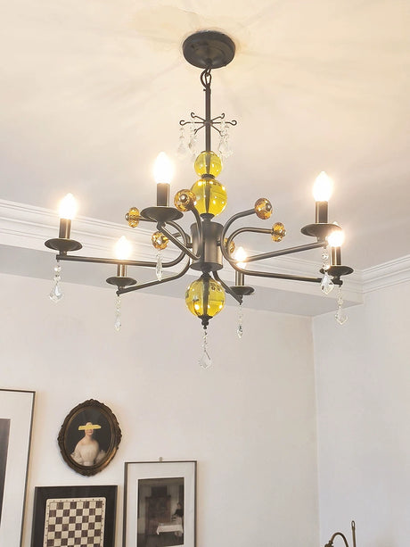 NANCY Symphony Nordic Retro Chandelier Living Room Lamp from NANCY