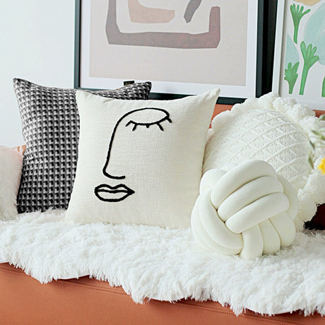 YOULI Jasper Chic White Light Luxury Pillow Set from YOULI