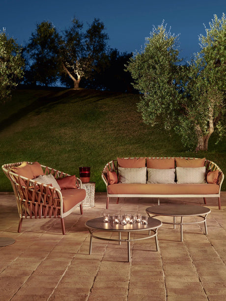 DIME GARDEN Oslo Serenity Light Luxury Rattan Sofa Chair from DIME GARDEN