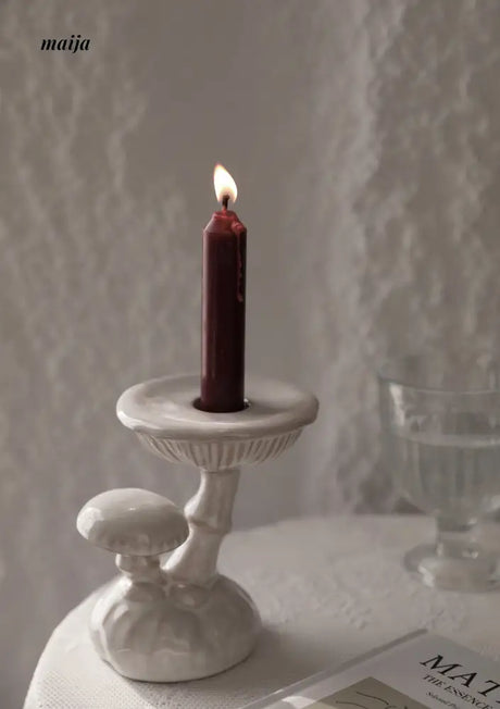 Mushroom Ceramic Candle Holder from muse