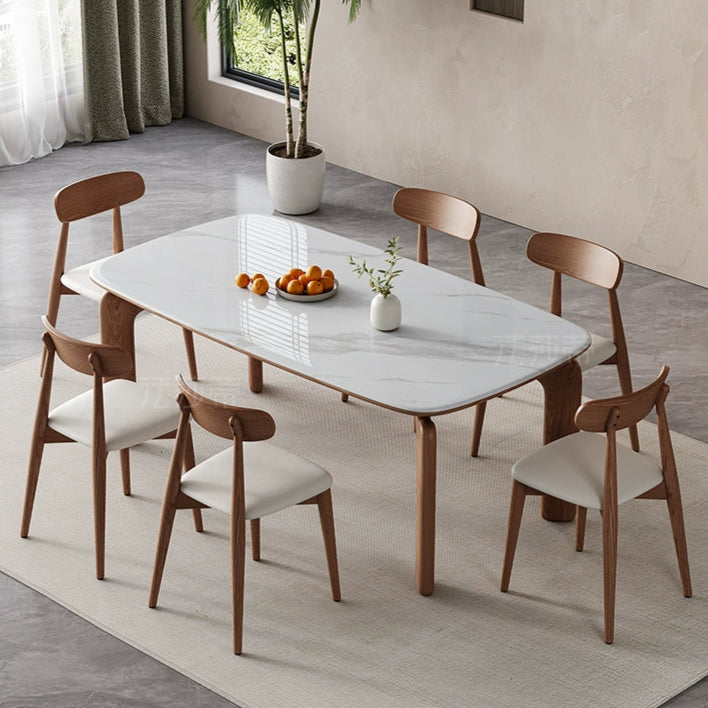 FASATI Leonardo Chic Minimalist Wood Dining Set from FASATI