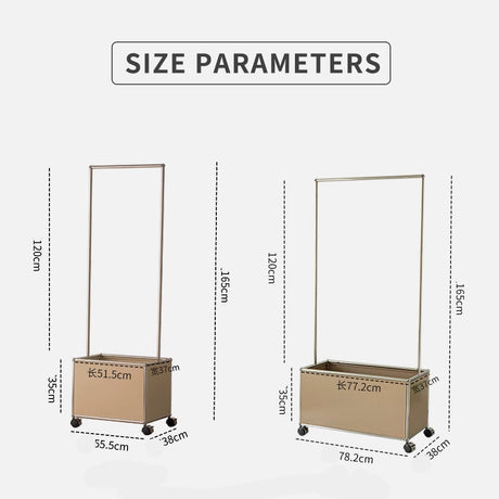 LAIMO Felicity Sleek Stainless Steel Storage Hanger from LAIMO