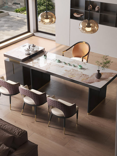 QUANMU Santiago Elegant Modern Tea Table Set from QUANMU