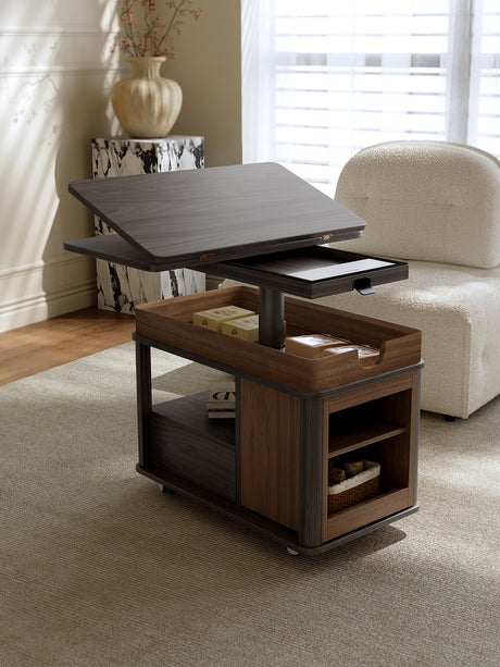 QUANMU Marisol Versatile Movable Trolley Side Table from QUANMU