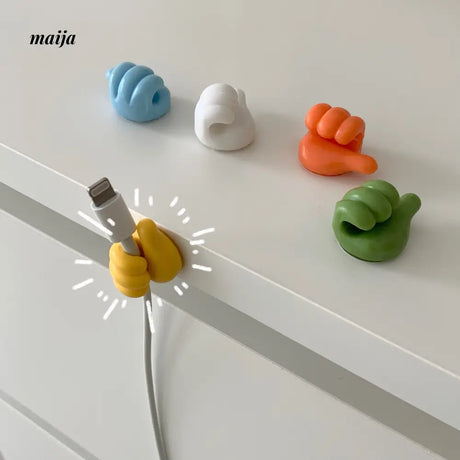Thumbs Up Colourful Wall Hooks from KROKORI