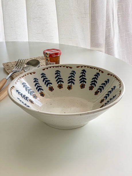 YASUKI Cedric Rustic Glaze Ceramic Bowl from YASUKI