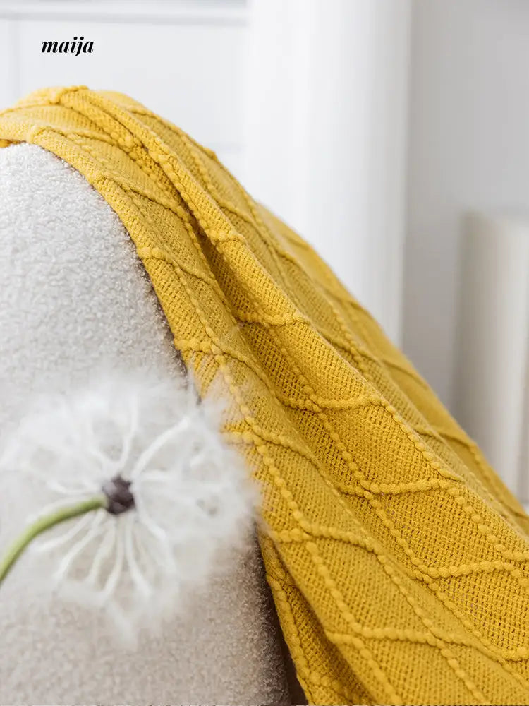 Rhombus Tassel Throws from hellolife